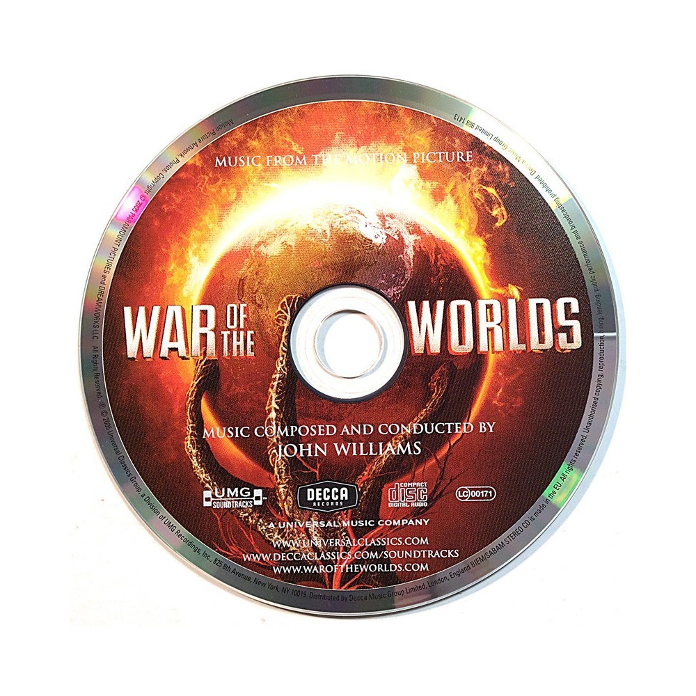 Soundtrack 2005  War Of Worlds CD no sleeve