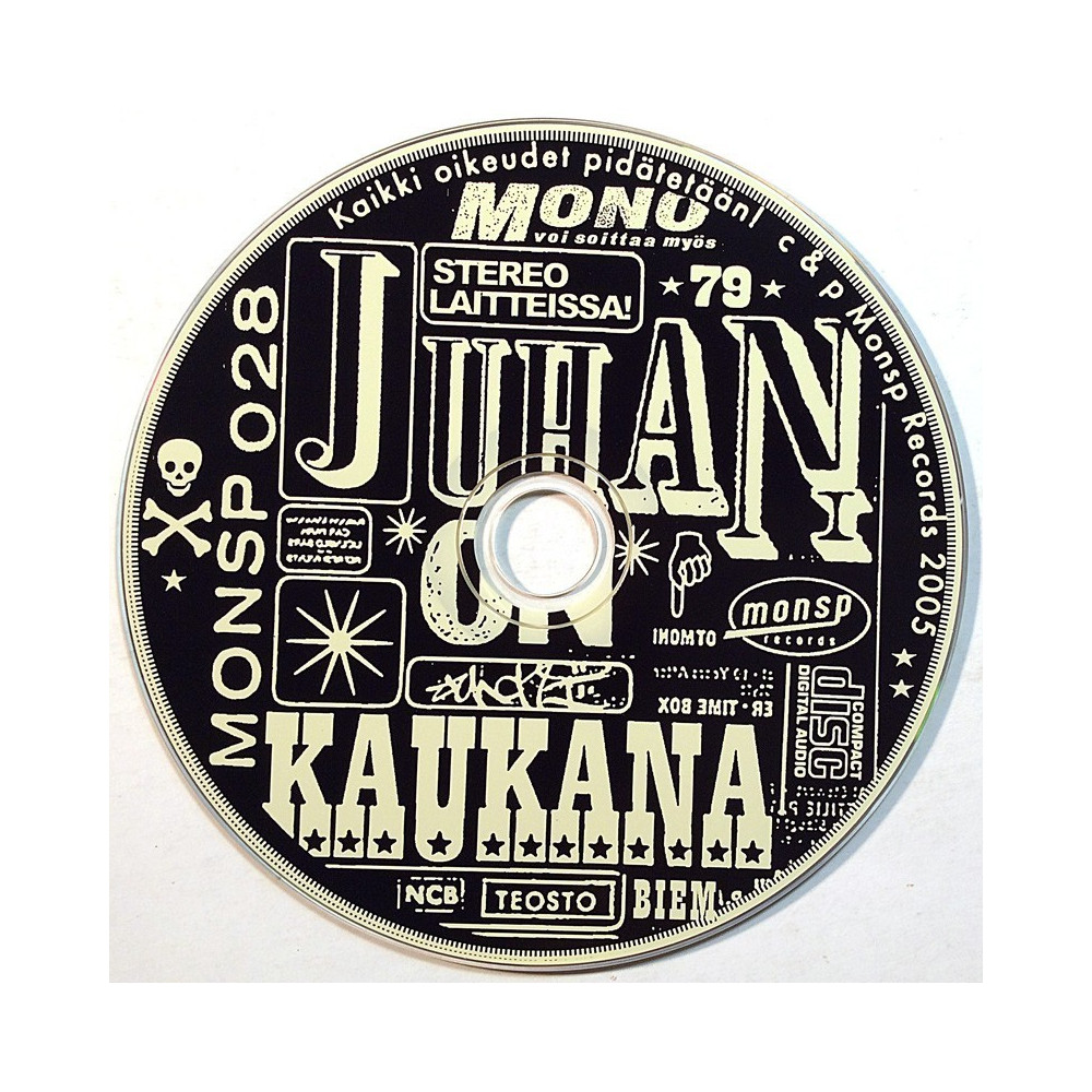 Juhani: On Kaukana  kansi Ei kuvakantta levy EX kanneton CD