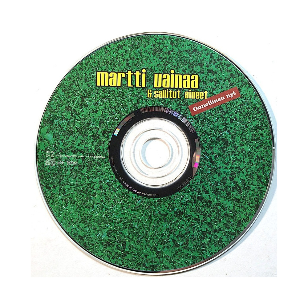 Martti Vainaa & Sallitut Aineet: Onnellinen Nyt  kansi Ei kuvakantta levy EX kanneton CD