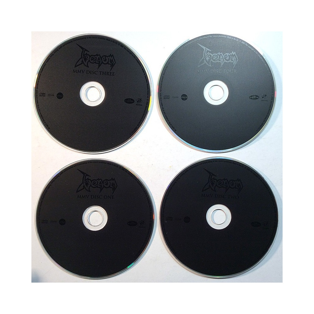 Venom 1980-87 CMXBX743 MMV 4CD CD utan omslag