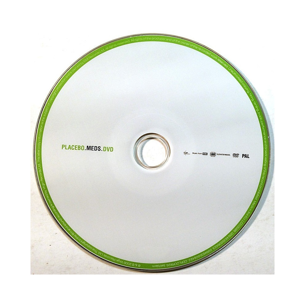 Placebo 2006  Meds DVD CD utan omslag