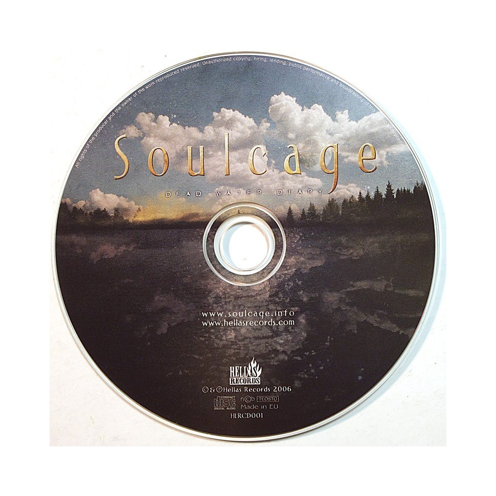 Soulcage 2006 HLRCD 001 Dead Water Diary CD utan omslag