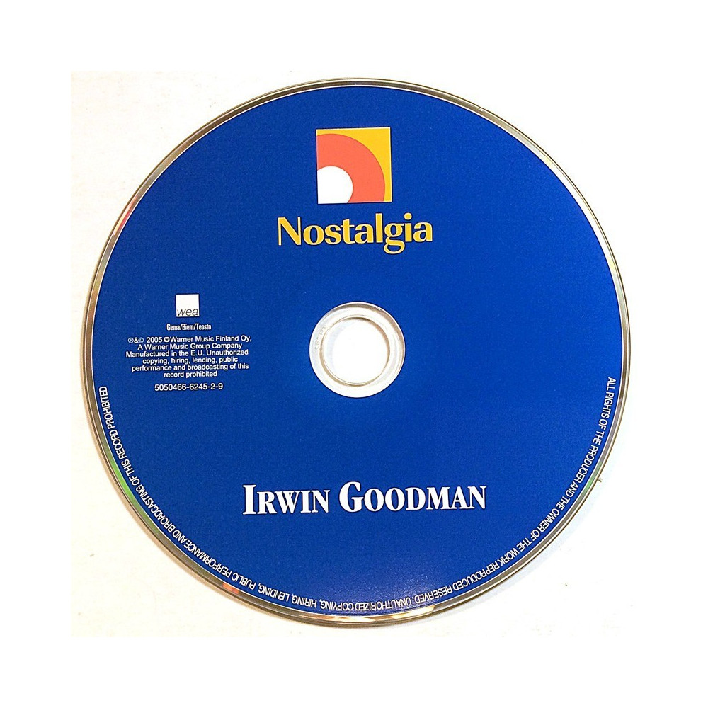 Irwin  1970’s 505046-66245-2 Nostalgia CD no sleeve