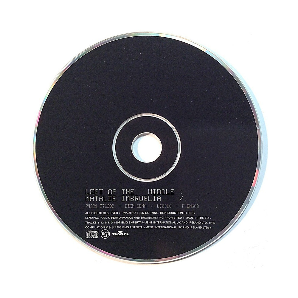 Imbruglia Natalie 1997 743215713821 Left Of Middle CD no sleeve