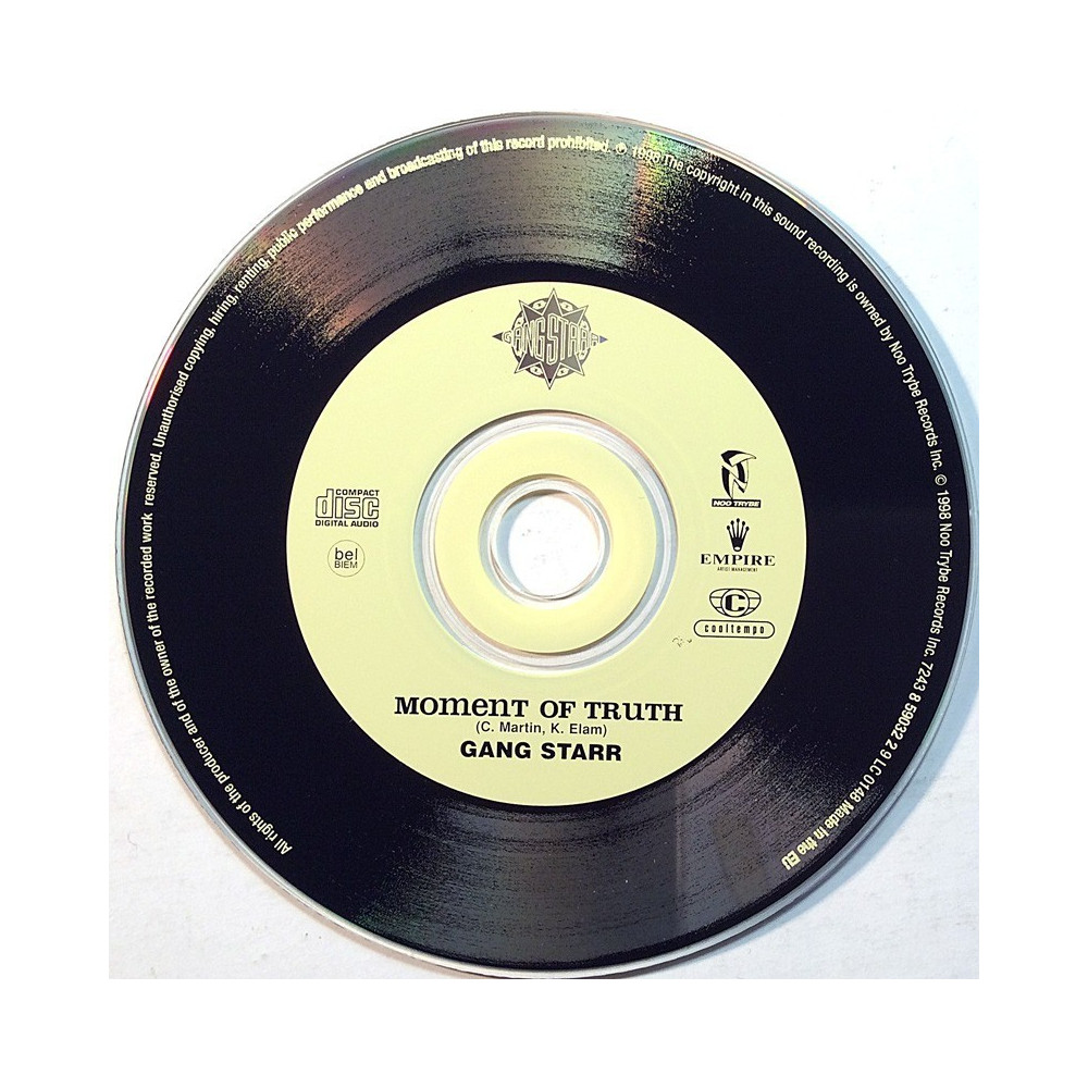 Gang Starr 1998 72438590322 Moment Of Truth CD utan omslag