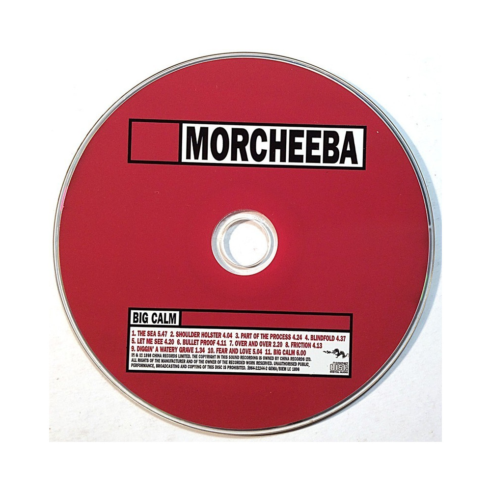 Morcheeba 1998 3984-22244-2 Big Calm CD no sleeve