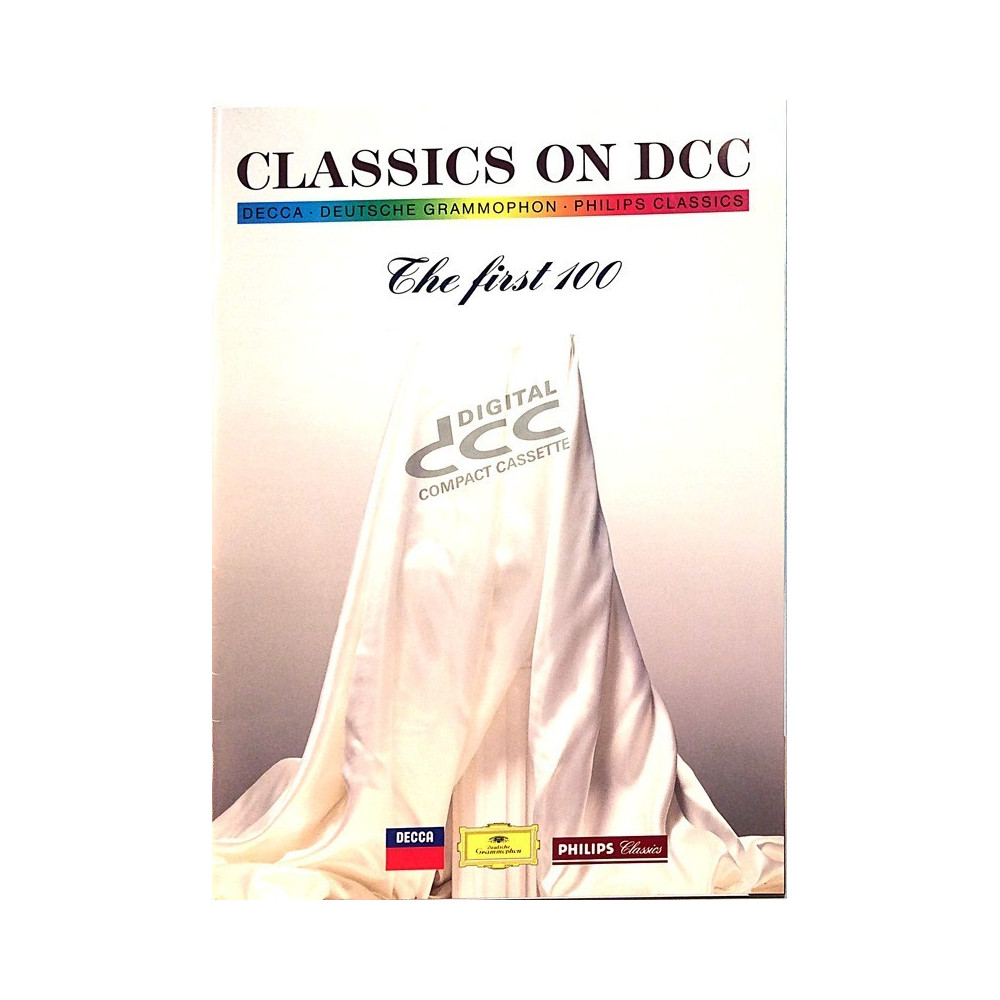Digital Compact Cassette DCC catalogue 1992 No.:32101 The first 100 Printed matter