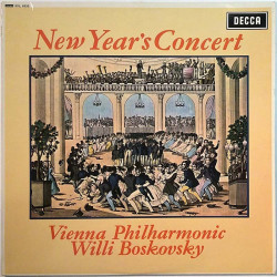 Vienna Philharmonic, Willi Boskovsky 1967 SKL 6332 New Year´s Concert Used LP