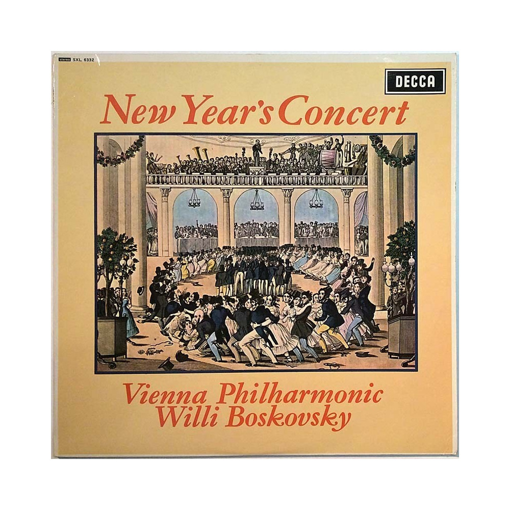 Vienna Philharmonic, Willi Boskovsky 1967 SKL 6332 New Year´s Concert Begagnat LP