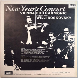 Vienna Philharmonic, Willi Boskovsky 1967 SKL 6332 New Year´s Concert Begagnat LP