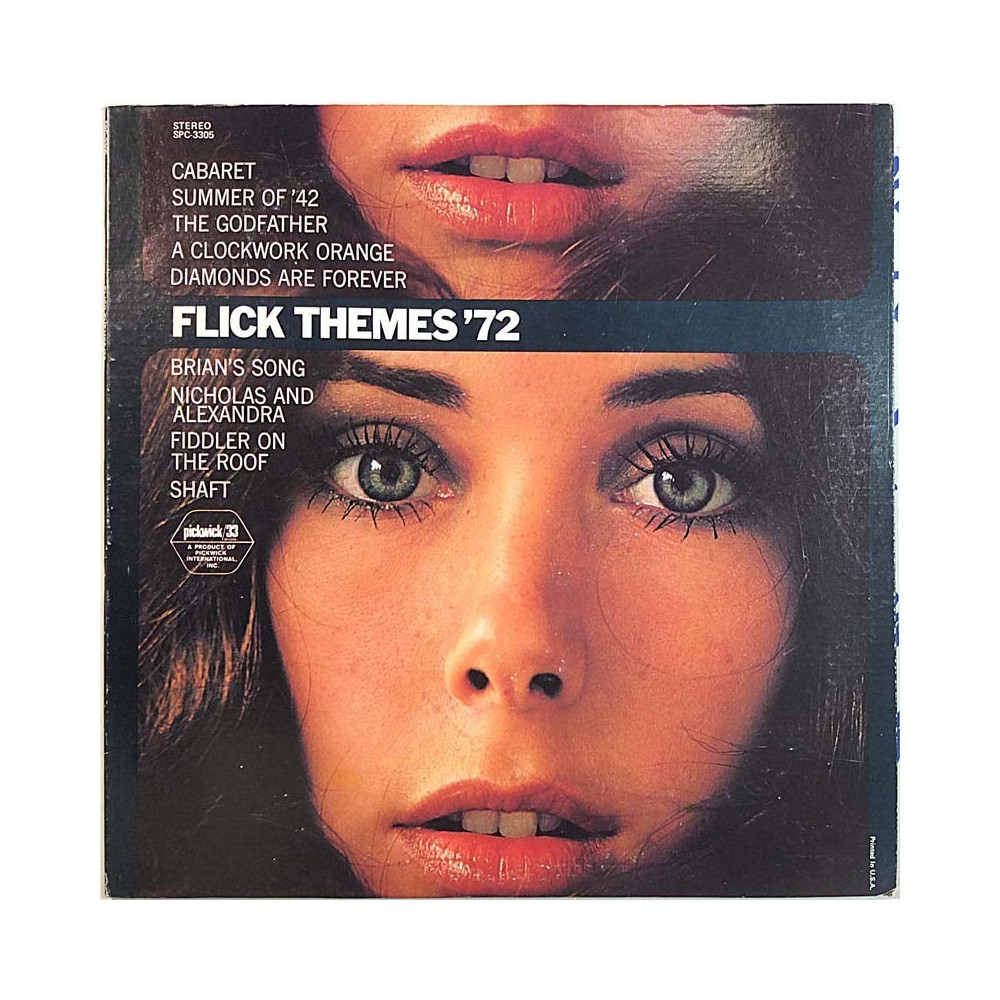 Joku artisti: Flick Themes ‘72  kansi EX levy EX Käytetty LP
