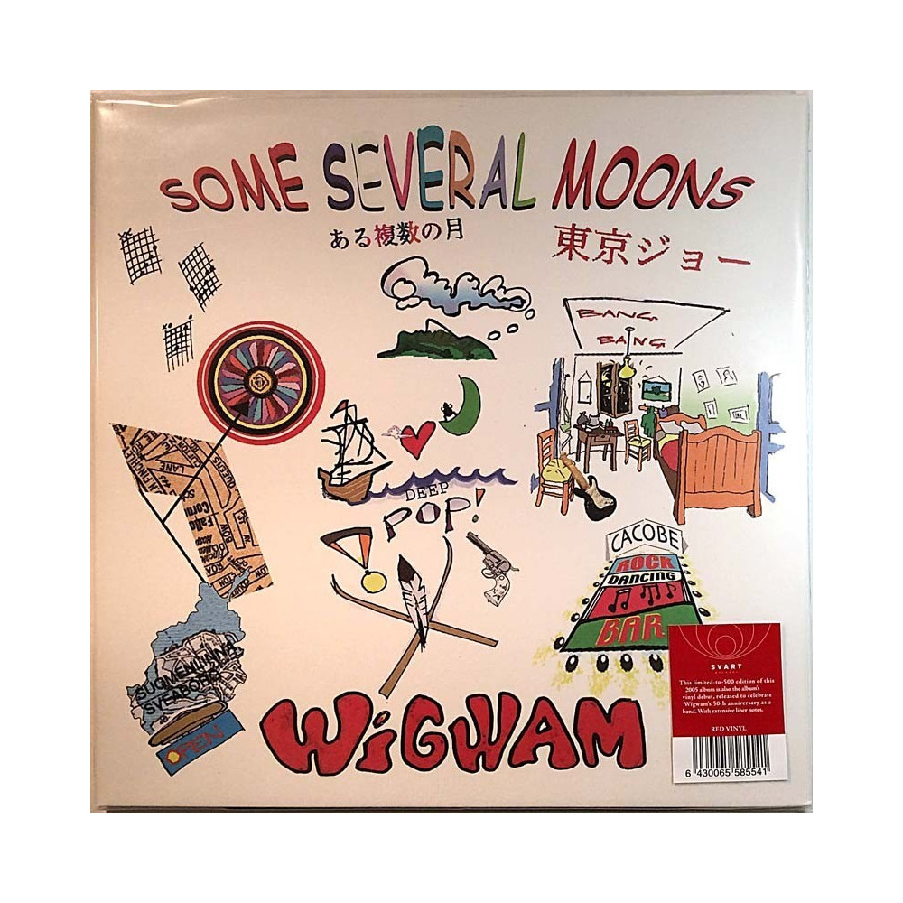 Wigwam 2005 SRE250 Some Several Moons 2LP red vinyl Begagnat LP