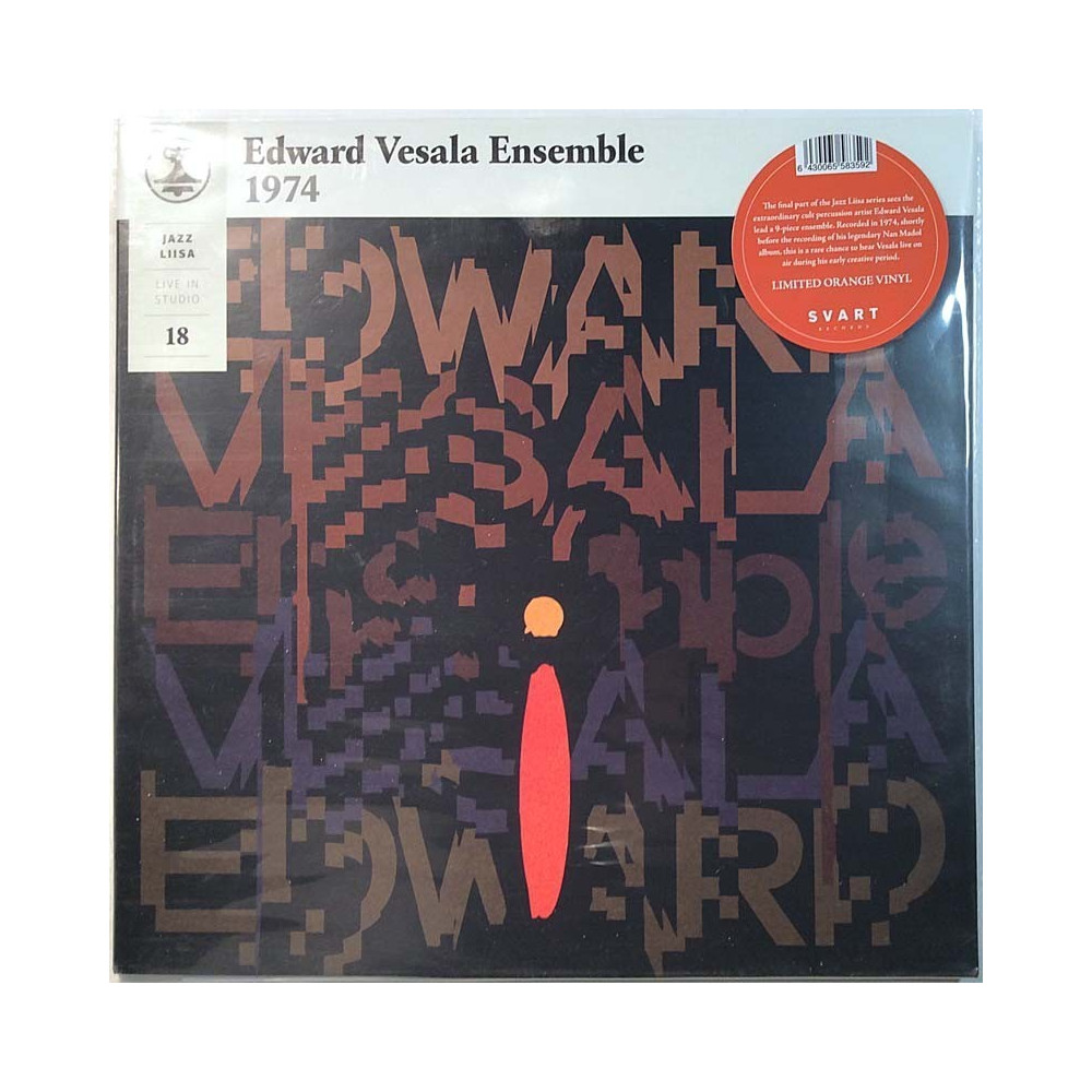 Edward Vesala Ensemble 1974 SRE099 Jazz Liisa 18 limited orange vinyl Begagnat LP