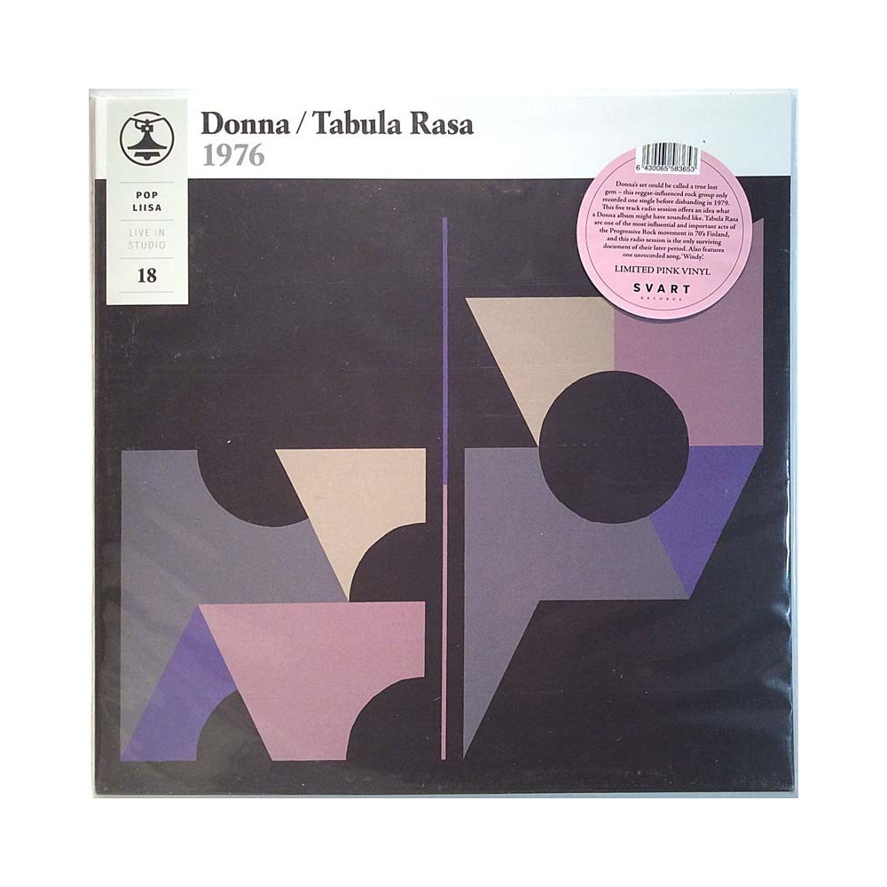 Donna / Tabula Rasa 1976 SRE090 Pop Liisa Live In Studio 18 limited pink vinyl Begagnat LP