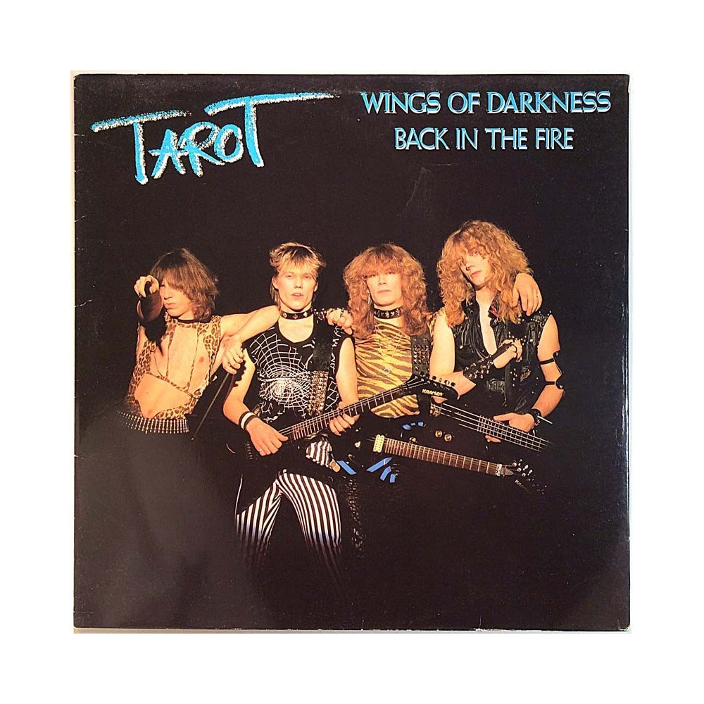 Tarot: Wings Of Darkness / Back In The Fire 12”-maxi  kansi EX- levy EX Käytetty LP
