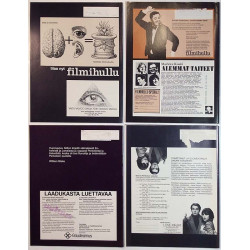 Filmihullu lehden vuosikerta 1984 Numerot 1 - 8 Kahdeksan kappaletta elokuvalehtiä used magazine