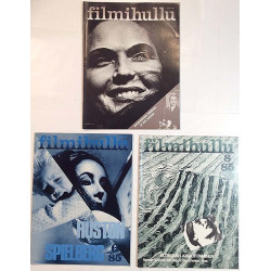 Filmihullu lehden vuosikerta 1985 numerot 1-6, 8 Seitsemän kappaletta elokuvalehtiä aikakauslehti