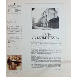 Helsingin Sanomat 1889-1989 1989 N:o 10B 27. toukokuuta Selostus Helsingin Sanomain satavuotisesta taipaleesta aikakauslehti