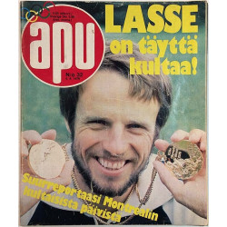 APU-lehti 1976 N:o 32 6.8.1976 Lasse on täyttä kultaa aikakauslehti