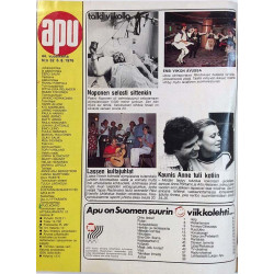 APU-lehti 1976 N:o 32 6.8.1976 Lasse on täyttä kultaa used magazine