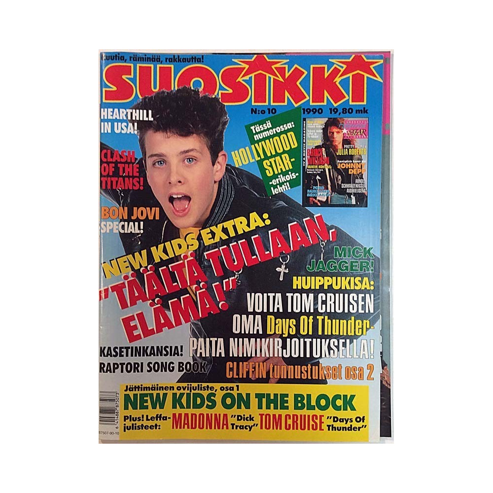 Suosikki 1990 N:o 10 Tässä numerossa: Hollywood Star erikoislehti begagnade magazine