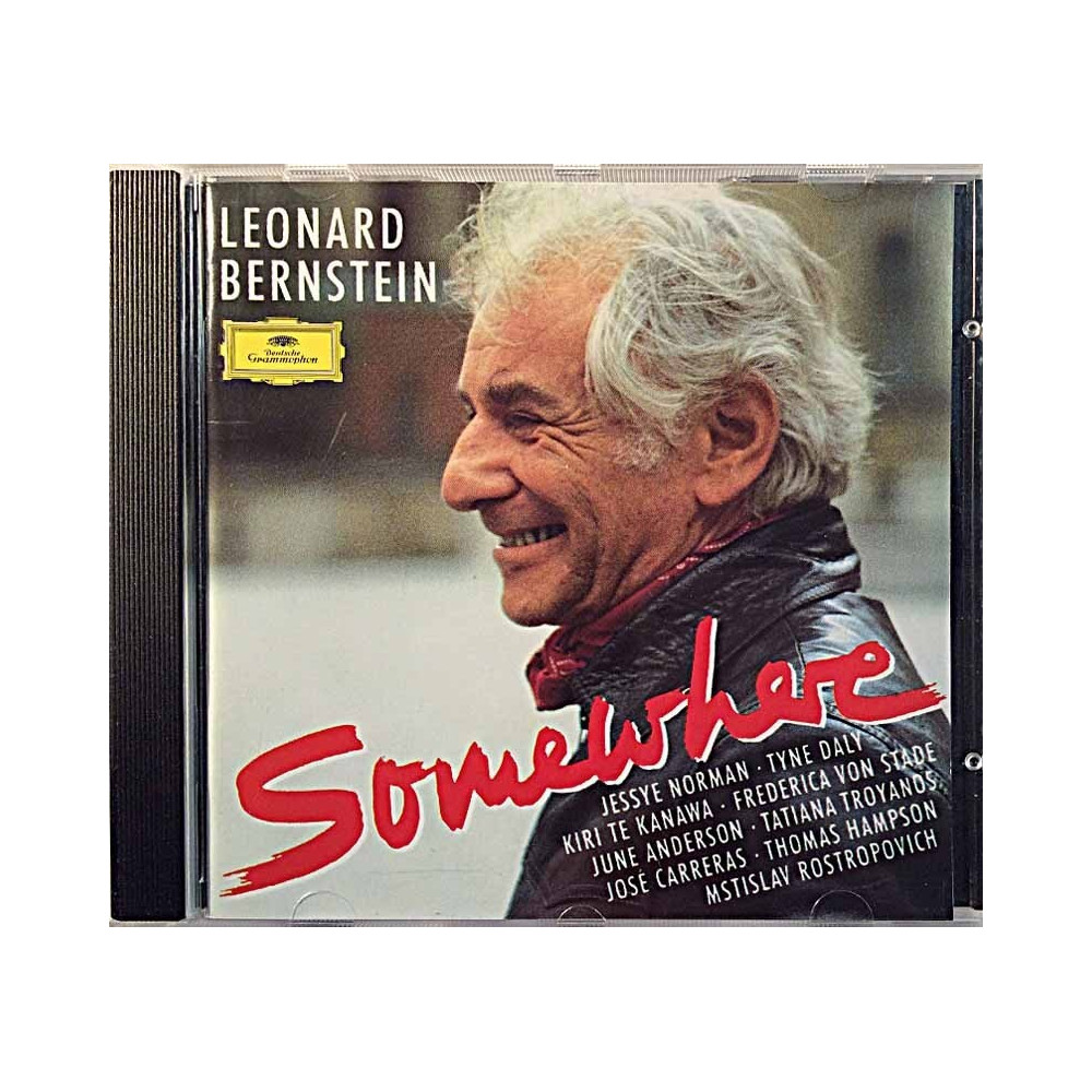 Bernstein Leonard: Somewhere - The Leonard Bernstein Album  kansi EX levy EX Käytetty CD
