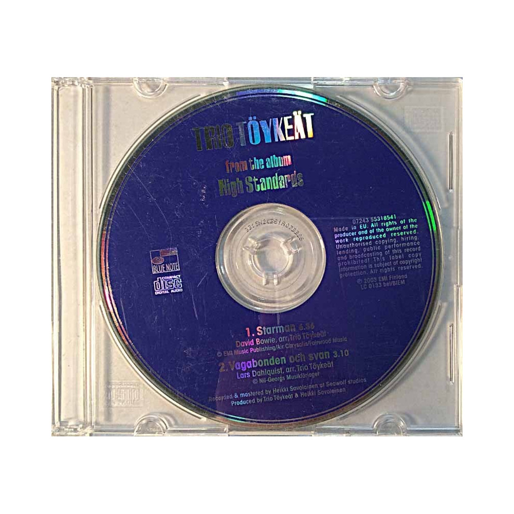 Trio Töykeät 2003 55318541 Starman promo cd-single from High Standards CD Begagnat