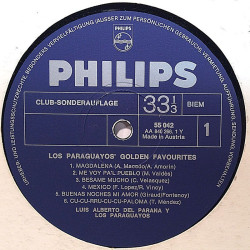 Luis Alberto del Parana Y Los Paraguayos 1969 55 042 Golden Favourites Begagnat LP