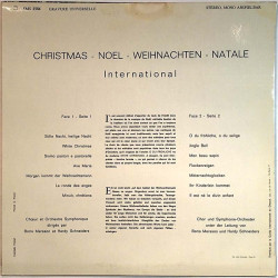 Boris Mersson and Hardy Schneiders 1968 SMS 2584 Christmas - Noël - Weihnachten Begagnat LP