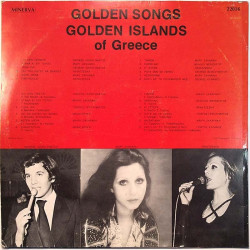 George Gerolymatos, Mary Zaharaki +: Golden Songs Golden Islands Of Greece kansivihko VG+ CD:n kunto EX Käytetty LP