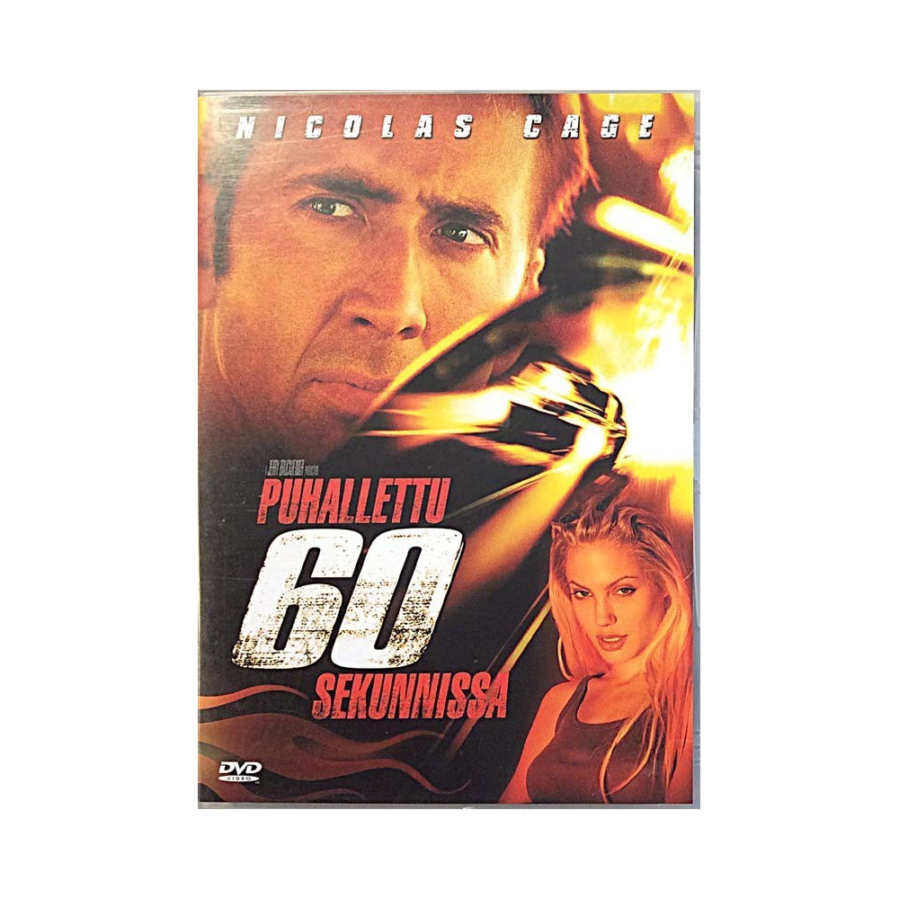 DVD - Elokuva: Puhallettu 60 sekunnissa  kansi EX levy EX Käytetty DVD