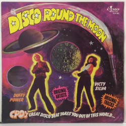 VARIOUS ARTISTS :  DISCO ROUND THE MOON  1978 70L CJMO  kansi  EX- levy  EX-