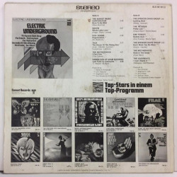VARIOUS ARTISTS :  ELECTRIC UNDERGROUND  1970 70L SUNSET  kansi  VG+ levy  VG+