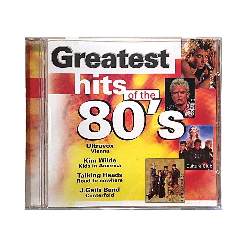 Ultravox, Kim Wilde, Kim Carnes ym. 1998 DC 853332 Greatest Hits of the 80's Used CD