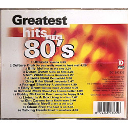 Ultravox, Kim Wilde, Kim Carnes ym. 1998 DC 853332 Greatest Hits of the 80's Used CD