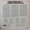 VARIOUS ARTISTS :  PIANO POWER VOL.2  1976 JAZZ BASF  kansi  EX- levy  EX-
