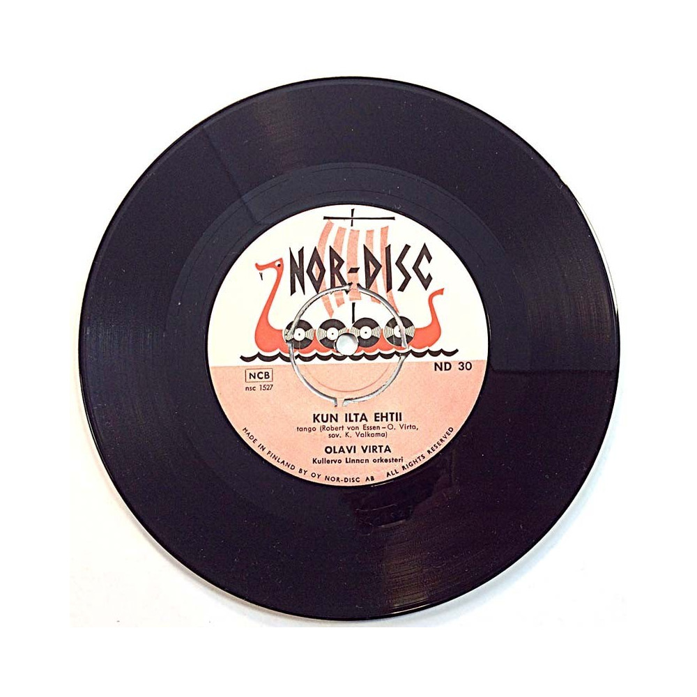 Virta Olavi 1963 ND 30 Kun ilta ehtii / Annabella second hand single