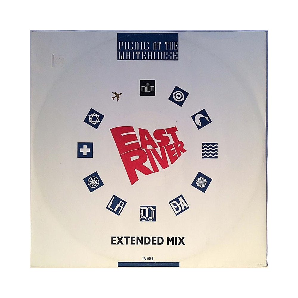 Picnic at the Whitehouse: East River maxi-single  kansi VG+ levy EX bonus LP:nä veloituksetta