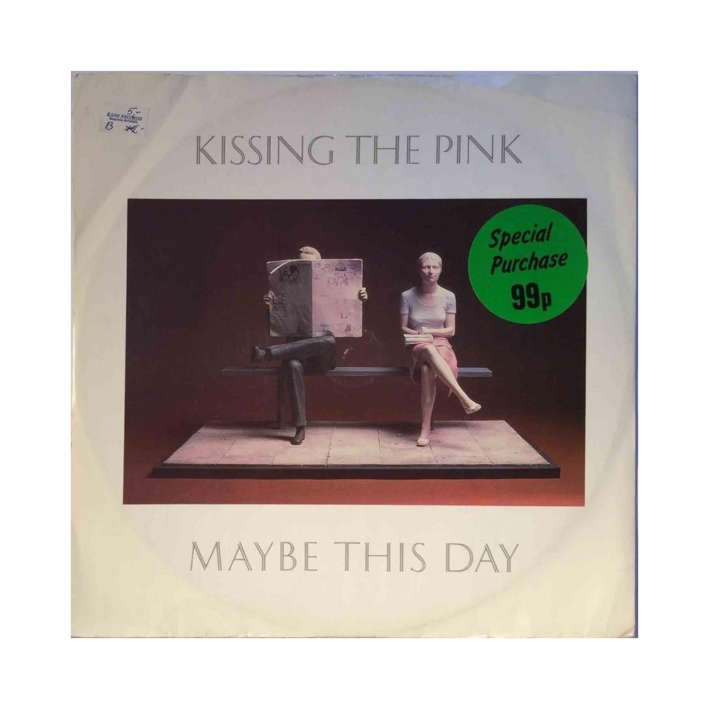Kissing The Pink: Maybe This Day maxi-single  kansi VG levy EX bonus LP:nä veloituksetta