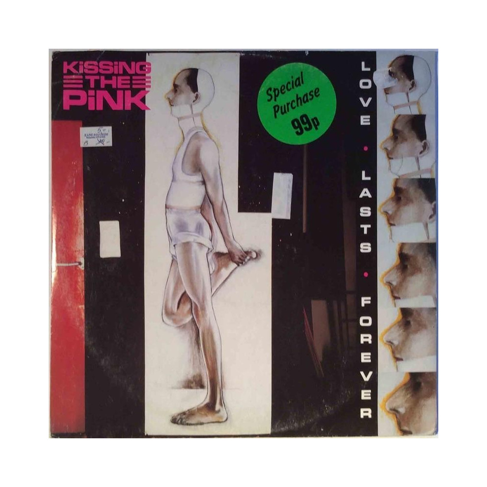 Kissing The Pink: Love Lasts Forever maxi-single  kansi VG+ levy EX bonus LP:nä veloituksetta