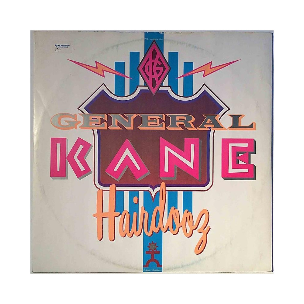 General Kane: Hairdooz maxi-single  kansi VG+ levy EX bonus LP:nä veloituksetta