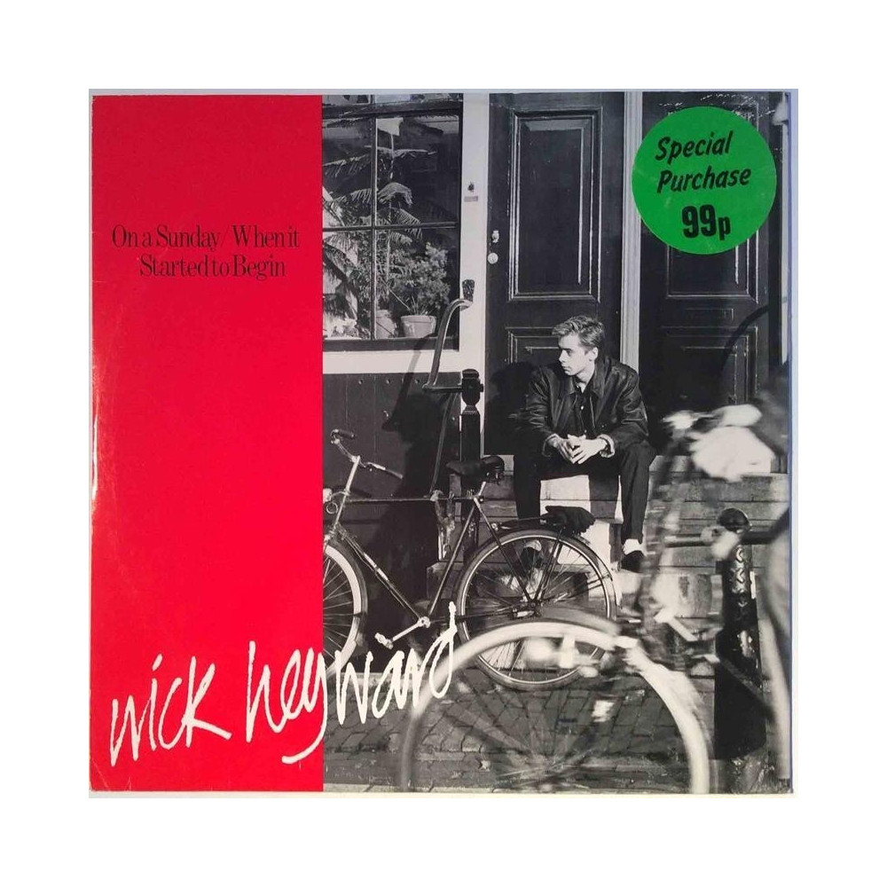 Heyward Nick: On a Sunday maxi-single  kansi VG+ levy EX bonus LP:nä veloituksetta