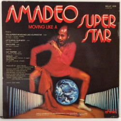 AMADEO MOVING LIKE A SUPERSTAR - Käytetty LP