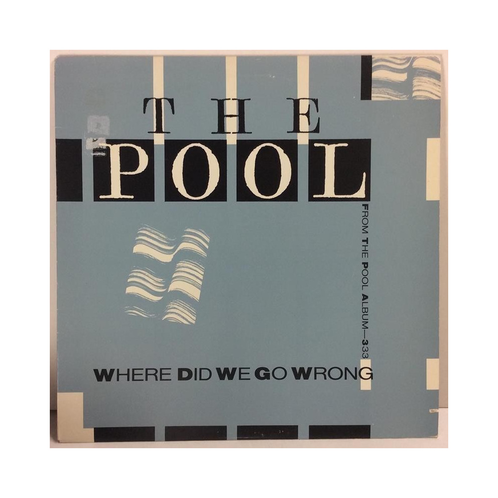 Pool: Where did we go wrong (MAXI)  kansi VG levy VG- bonus LP:nä veloituksetta