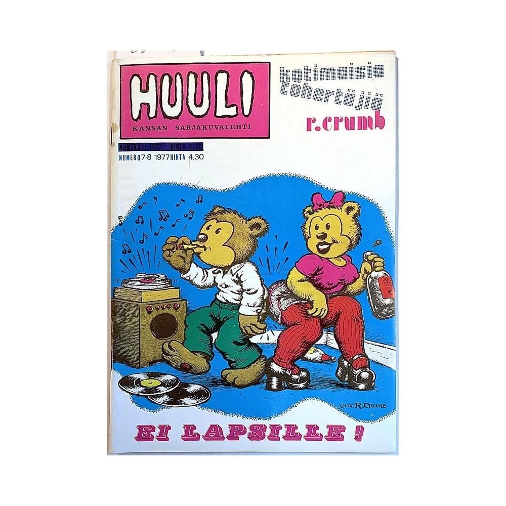 Huuli kansan sarjakuvalehti : Ei lapsille! - used magazine