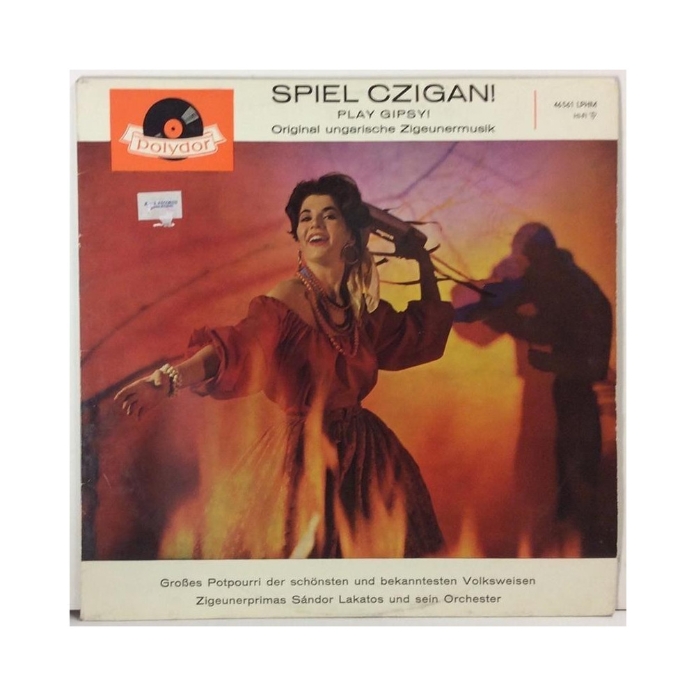 CZIGAN SPIEL :  PLAY GIPSY!  1961 60L POLYDOR  kansi  VG+ levy  EX-