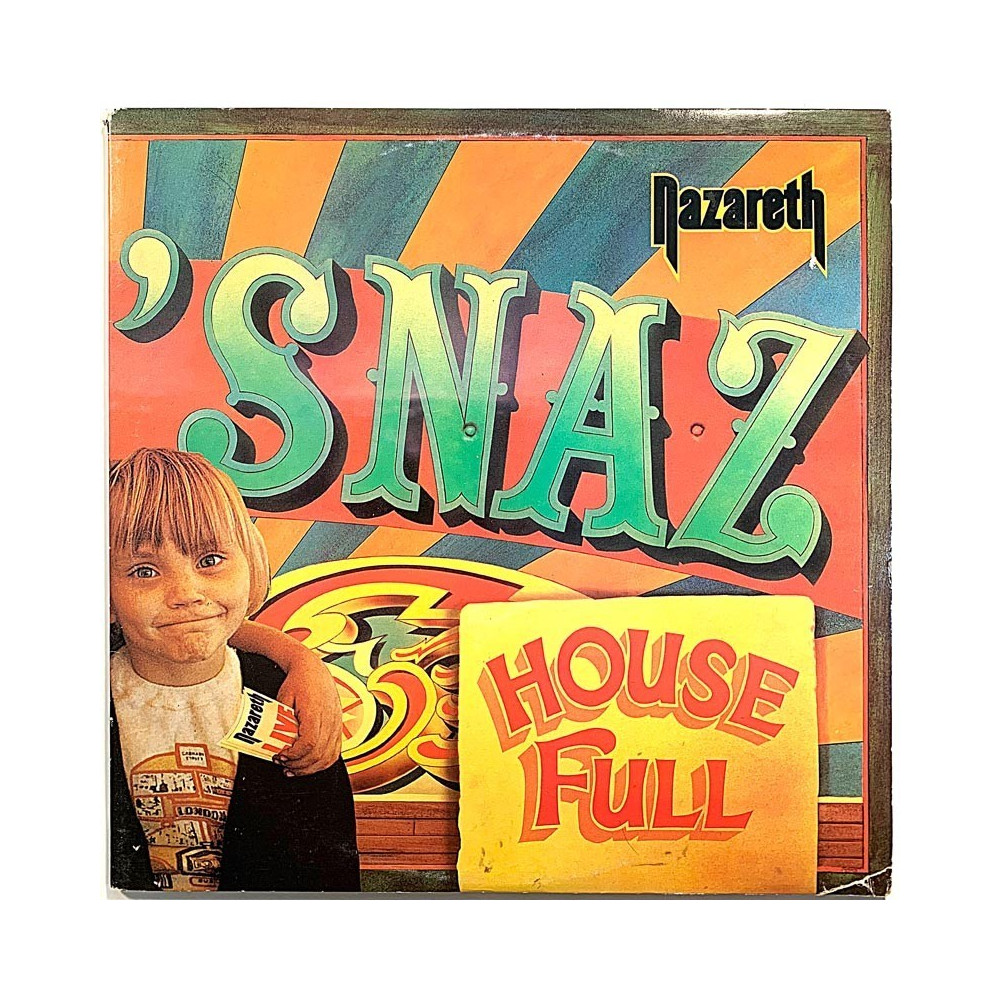 Nazareth: Snaz 2LP  kansi G+ levy EX Käytetty LP