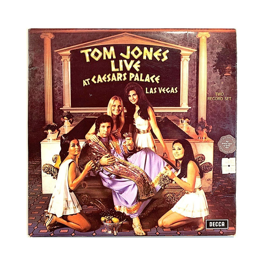 Jones Tom 1971 DKL 1/1 & 1/2 Live At Caesar's Palace Las Vegas 2LP Begagnat LP