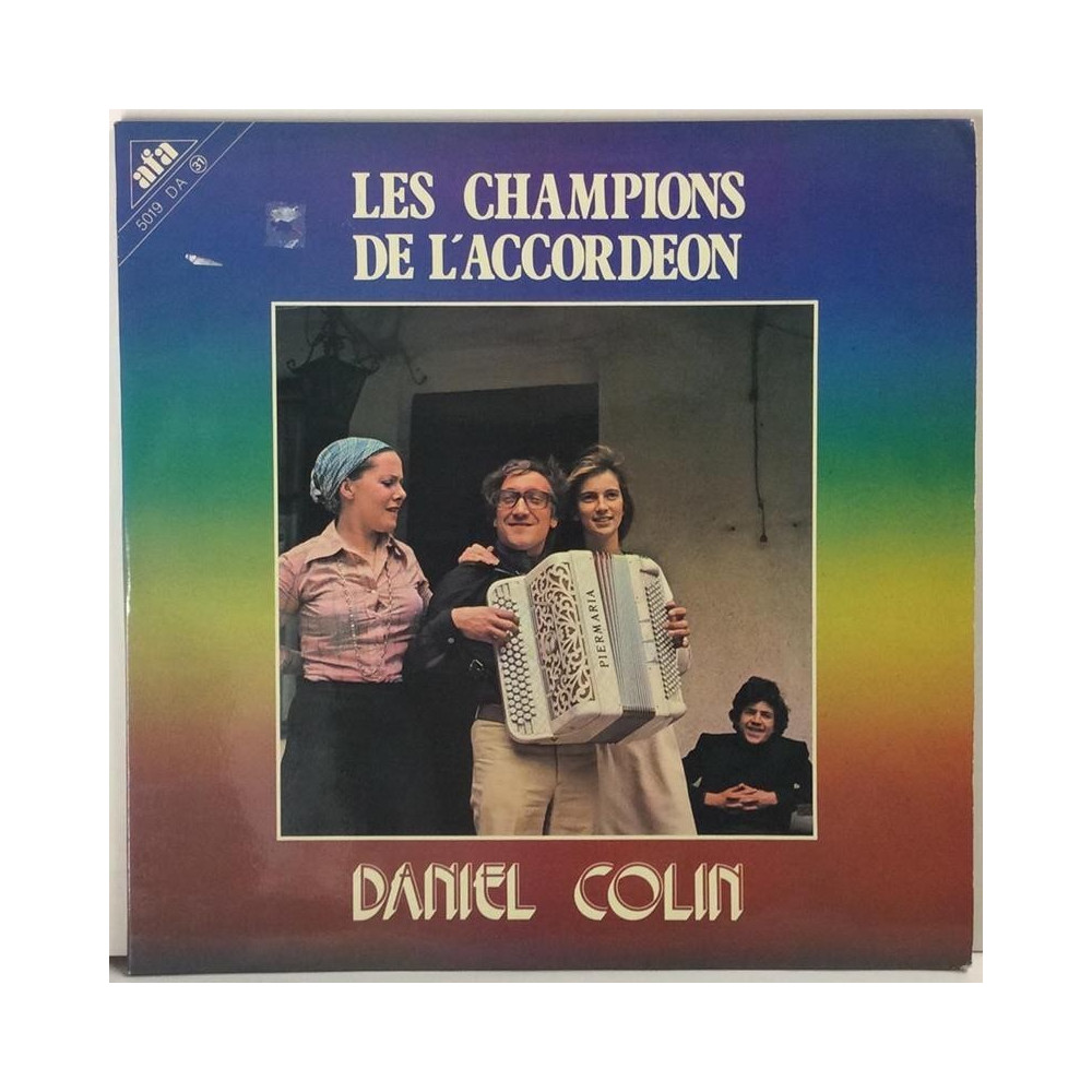 COLIN DANIEL :  LES CHAMPIONS DE L’ACCORDEON 2LP  197? 70L AFA  kansi  EX- levy  EX-