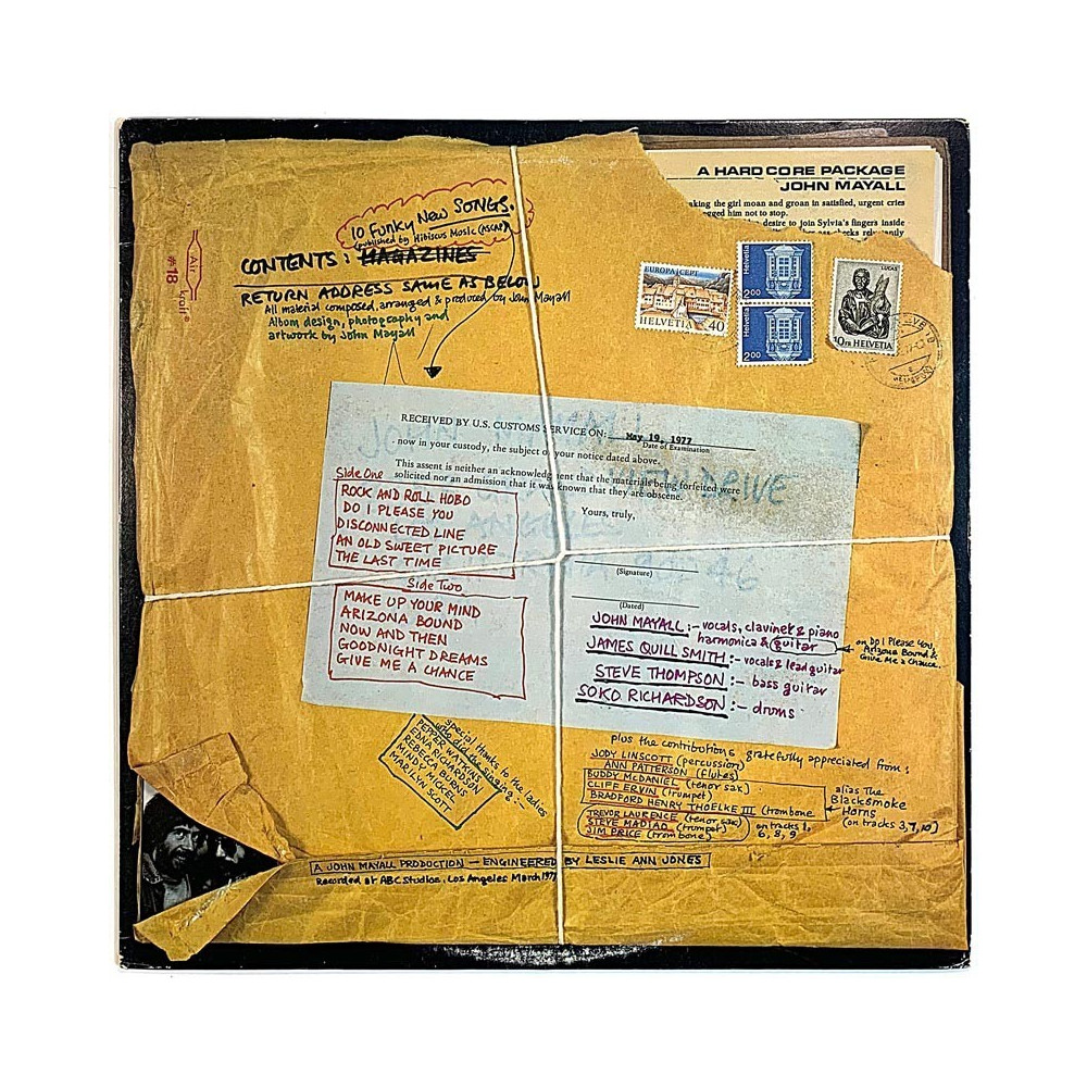 Mayall John: A harf core package  kansi VG+ levy VG+ Käytetty LP